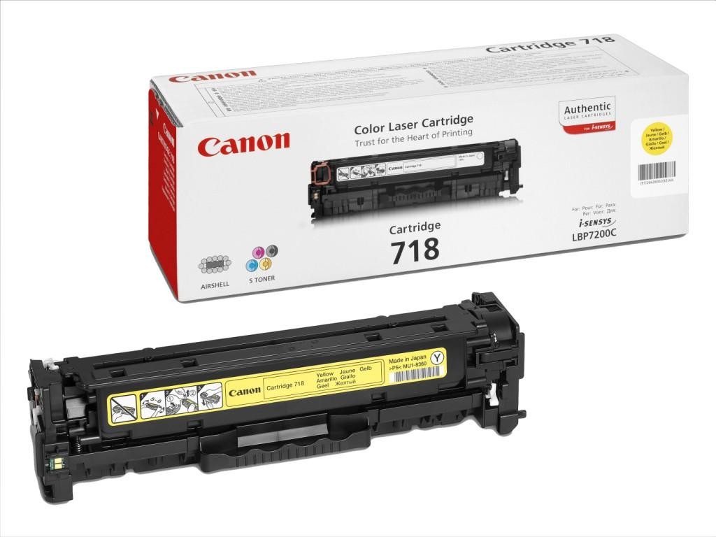 CANON CRG718 Y TONER CARTRIDGE YELLOW
ID:235