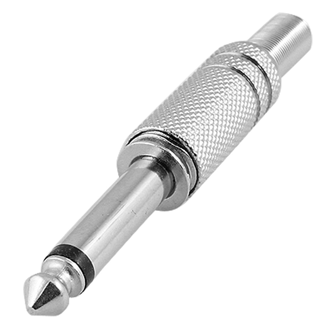 Male Mono Plug DIY Audio Microphone Mic Adapter Connector