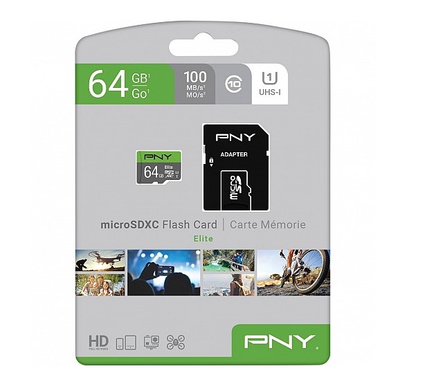 PNY ELITE 64GB MICRO SD CARD