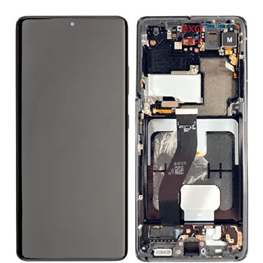 Samsung SM-G998B Galaxy S21 Ultra LCD Display + Touchscreen + Frame Black (Original)
