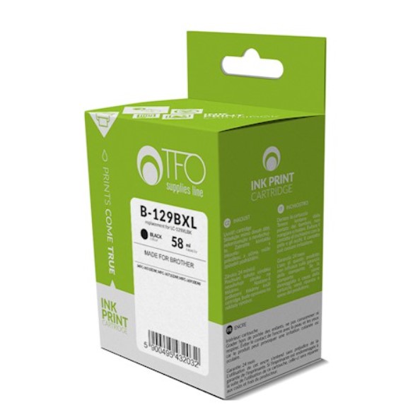 BROTHER 129XL BLACK COMPATIBLE