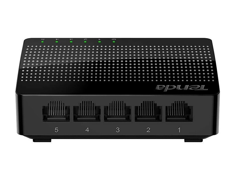 Tenda 5-Port Gigabit Ethernet Switch, Ethernet Splitter(SG105)