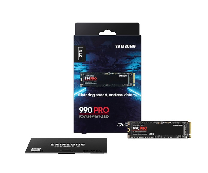 SAMSUNG 990 PRO PCIe 4.0 NVMe SSD 2TB
