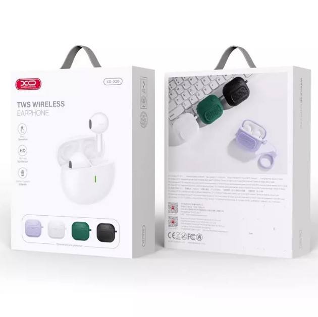 XO X26 Graphic TWS Bluetooth Earphones With Silicone Case
