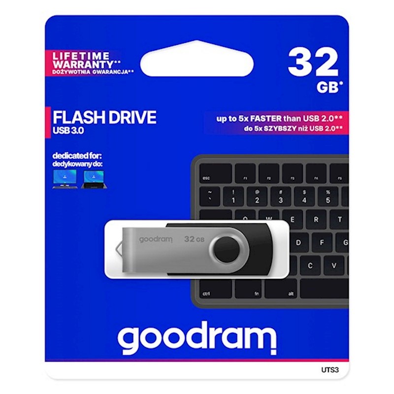 Goodram pendrive 32GB USB 3.0 Twister black
