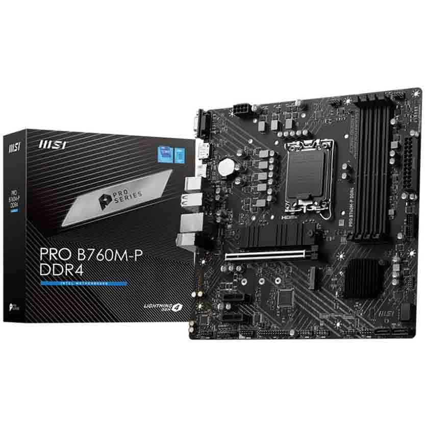 MSI B760M-P PRO DDR4 MOTHERBOARD MICRO ATX LGA1700 
