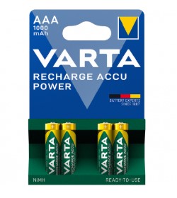 Varta Rechargeable AAA Batteries 1000mah 4pcs	