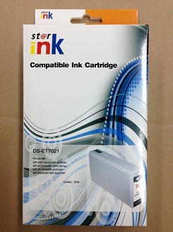 EPSON T7021 BLACK INK CARTRIDGE 
WITH CHIP
ID:380