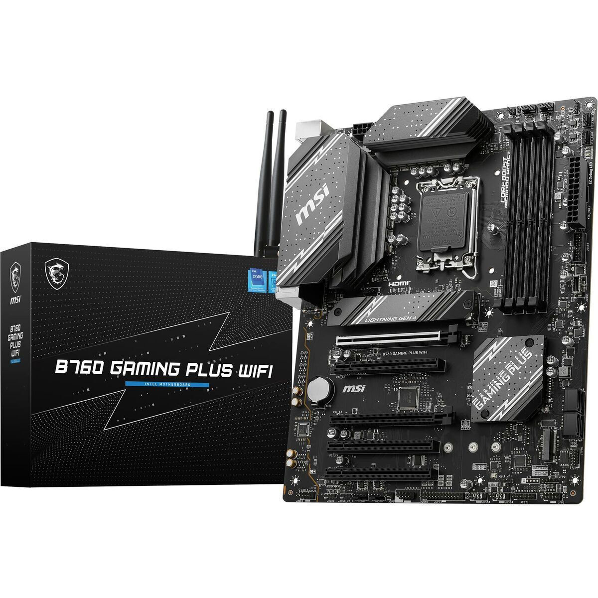 MSI Pro B760 Gaming Plus WIFI Motherboard ATX with Intel 1700 Socket
