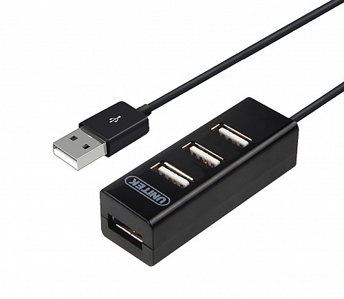 Unitek Y-2146 4-port USB2.0 Hub with 11cm cable
