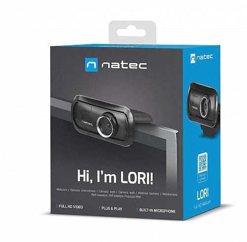 Natec LORI Full HD USB Webcam with Microphone

